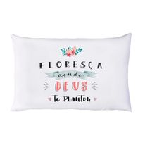 Fronha Avulsa 100% Algodão Floresça Sul Brasil 50cm x 70cm