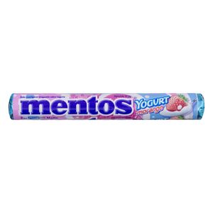 Bala Stick Mentos Yogurt e Morango 37,5g