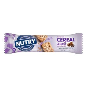 Barra de Cereal Nutry Avelã com Chocolate 22g