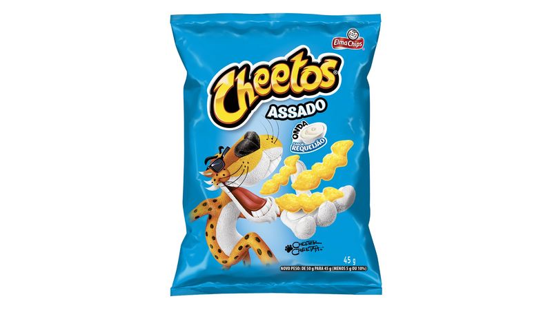 Kit Cheetos Onda Requeijão Elma Chips (45g x 10)