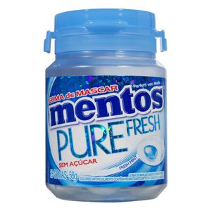 Goma de Mascar Mentos Pure Fresh Mint Garrafa 56g