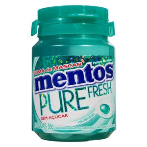 Goma de Mascar Mentos Pure Fresh Wintergreen Garrafa 56g