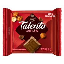 Tablete Talento Avelã Garoto 25g
