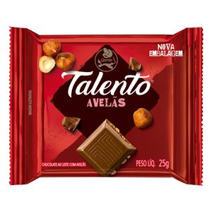 Tablete Talento Avelã Garoto 25g