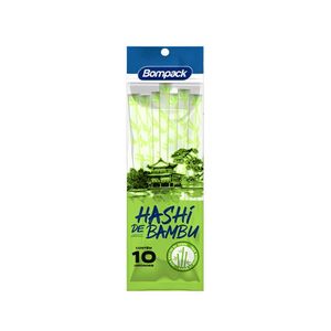 Conjunto Hashi de Bambu Bompack 10 pares