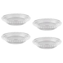 Conjunto de Pratos Cristal Wolff 4 peças