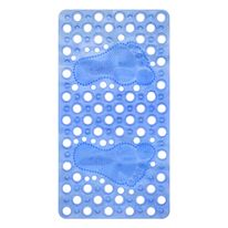 Tapete Box Feet Newpro Azul 34cm x 65cm