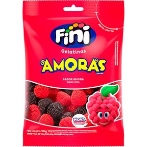 Bala de Gelatina Amoras Fini Amoras 90g