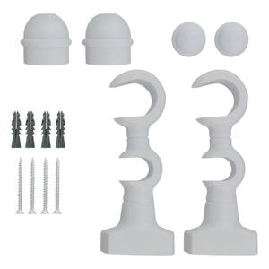 Kit Varão Duplo Grosso Std Branco 2m