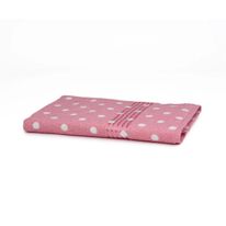 Toalha de Banho Prisma Döhler Fernanda Bolinhas Rosa 70cm x 140cm