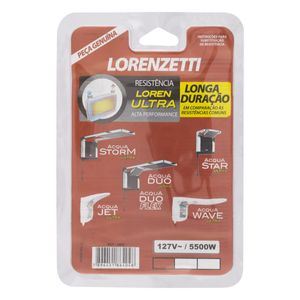 Resistência para Chuveiro Eletrônico Loren Ultra Lorenzetti 5500W 127V