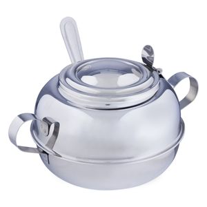 Açucareiro com Colher em Aço Inox Artinox 500g