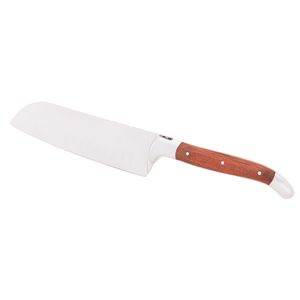 Faca Inox Santoku com Cabo de Madeira Wolff Laguiole 31,5cm