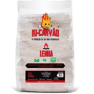 Lenha Acácia Negra Ki-carvão 10kg