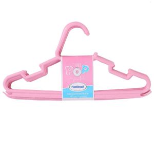 Cabide Infantil Pop Rosa Plastibrasil 5 unidades