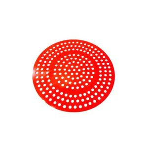 Forro de Silicone Redondo para Air Fryer Mimo Style Vermelho 20cm