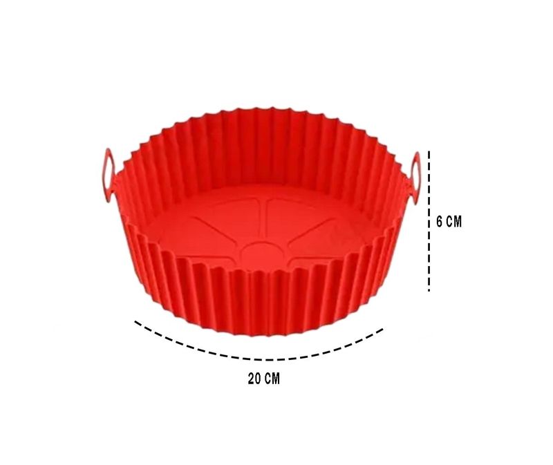 Forma-de-Silicone-para-Air-Fryer-Redonda-Mimo-Style-Vermelho-20cm-133788