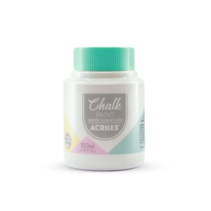 Tinta Chalk Paint Fosco Acrilex Branco 100ml