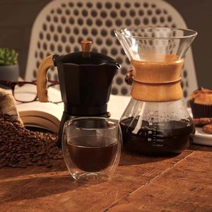 Passador de Café com Colar de Madeira Oxford 400ml