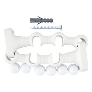 Kit Varão para Cortina Duplo Std Branco 2m