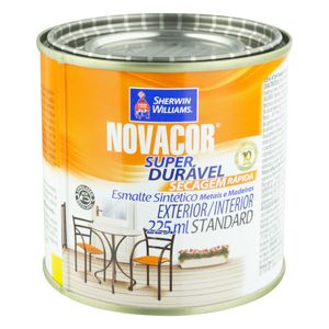 Tinta Esmalte Sintético Alto Brilho Sherwin Williams Novacor 225ml Vermelha