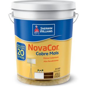 Tinta Acrílica Fosca Sherwin Williams Novacor 20l Branca