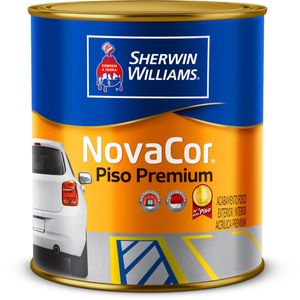 Tinta Acrílica para Piso Sherwin Williams Novacor 900ml Amarelo Demarcação