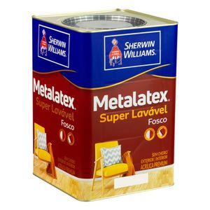 Tinta Acrílica Fosca Sherwin Williams Metalatex 18l Bianco Sereno