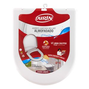 Assento Sanitário Almofadado Durín Bellart Calypso Incepa Branco