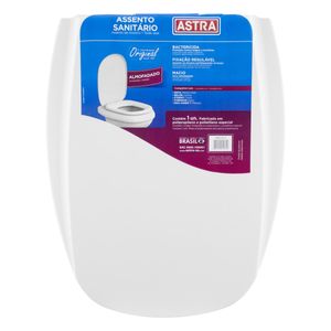 Assento Sanitário Almofadado Astra TMT/K Branco