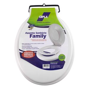 Assento Sanitário Family Cipla Branco