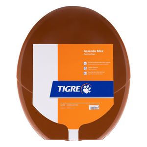 Assento Sanitário Max Plena Tigre Caramelo