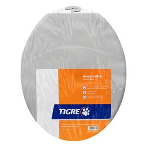 Assento Sanitário Max Plena Tigre Cinza