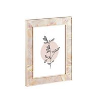 Porta Retrato de Plástico Mart Rosa 15cm x 20cm