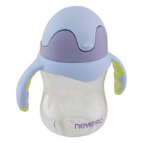 Garrafa Azul com Pegador Newpro 320ml