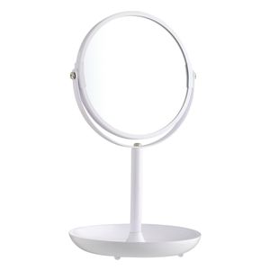 Espelho de Mesa Dupla Face Newpro Branco 16,8cm x 28,8cm