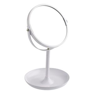 Espelho de Mesa Dupla Face Newpro Branco 16,8cm x 28,8cm