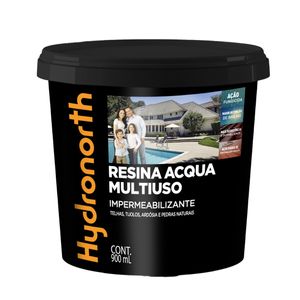 Resina Impermeabilizante Base D'Água Hydronorth 900ml Cinza