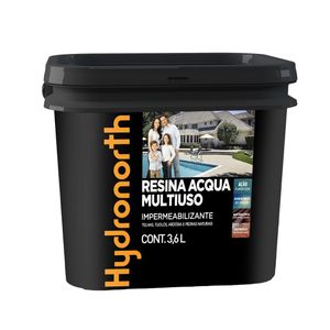 Resina Impermeabilizante Base D'Água Hydronorth 3,6l Cinza