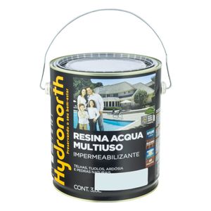 Resina Impermeabilizante Base D'Água Hydronorth 3,6l Vermelho Ônix