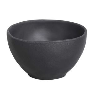 Bowl de Cerâmica Stoneware Orgânico Preto Matte Porto Brasil 558ml