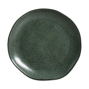 Prato de Sobremesa de Cerâmica Stoneware Orgânico Arauco Porto Brasil 19,5cm
