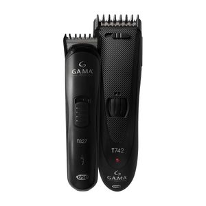 Kit Máquina de Cortar Cabelo Black Titanium Usb T747 Ga.Ma Bivolt