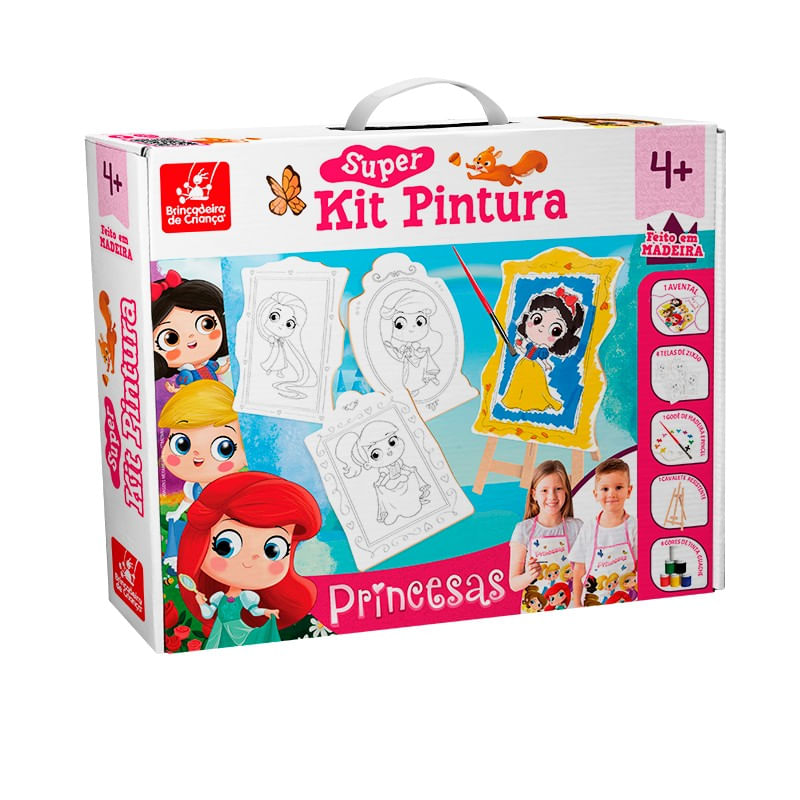 Kit-de-Pintura-Infantil-Princesas-Brincadeira-de-Crianca-13-pecas-135319