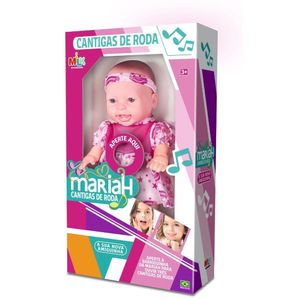 Boneca Mariah Cantigas de Roda Milk Toys