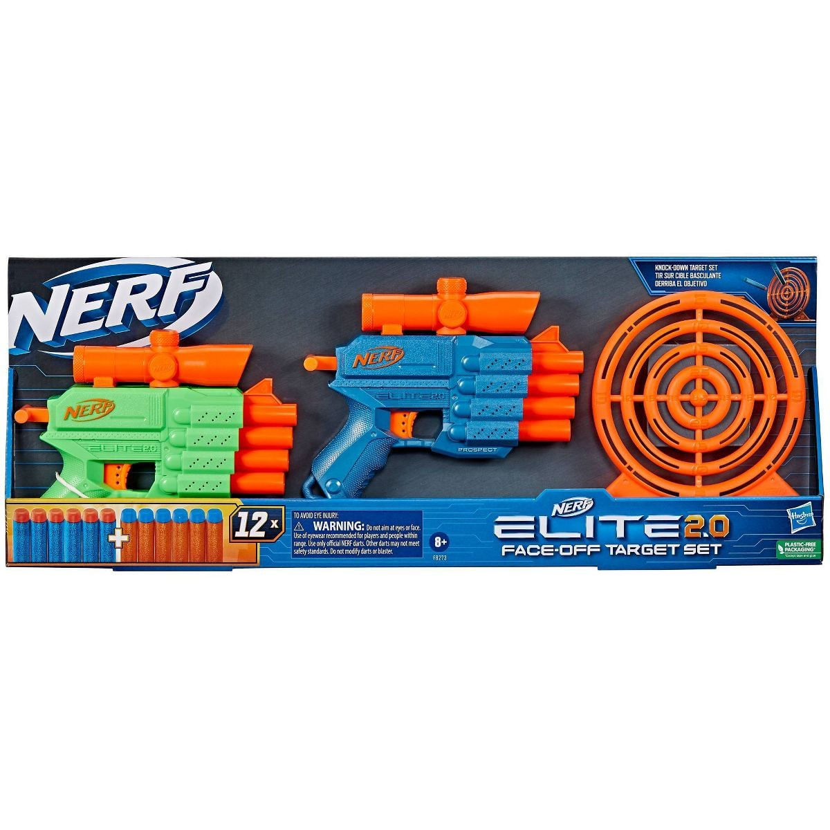 Nerf Lançador Com 8 Dardos Elite 2.0 Prospect Arma - Hasbro