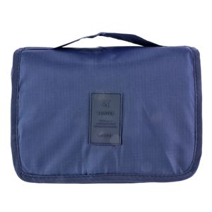 Necessaire Azul Escuro Newpro 24cm x 19,5cm x 9cm