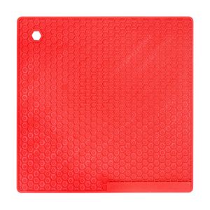 Apoio de Silicone Quadrado Vermelho Ikinci 17,5cm