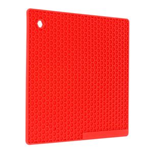 Apoio de Silicone Quadrado Vermelho Ikinci 17,5cm