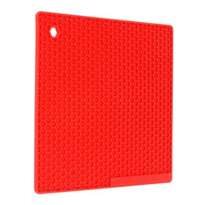 Apoio de Silicone Quadrado Vermelho Ikinci 17,5cm